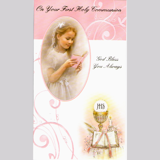 On Your First Holy Communion, Girls Gift Card